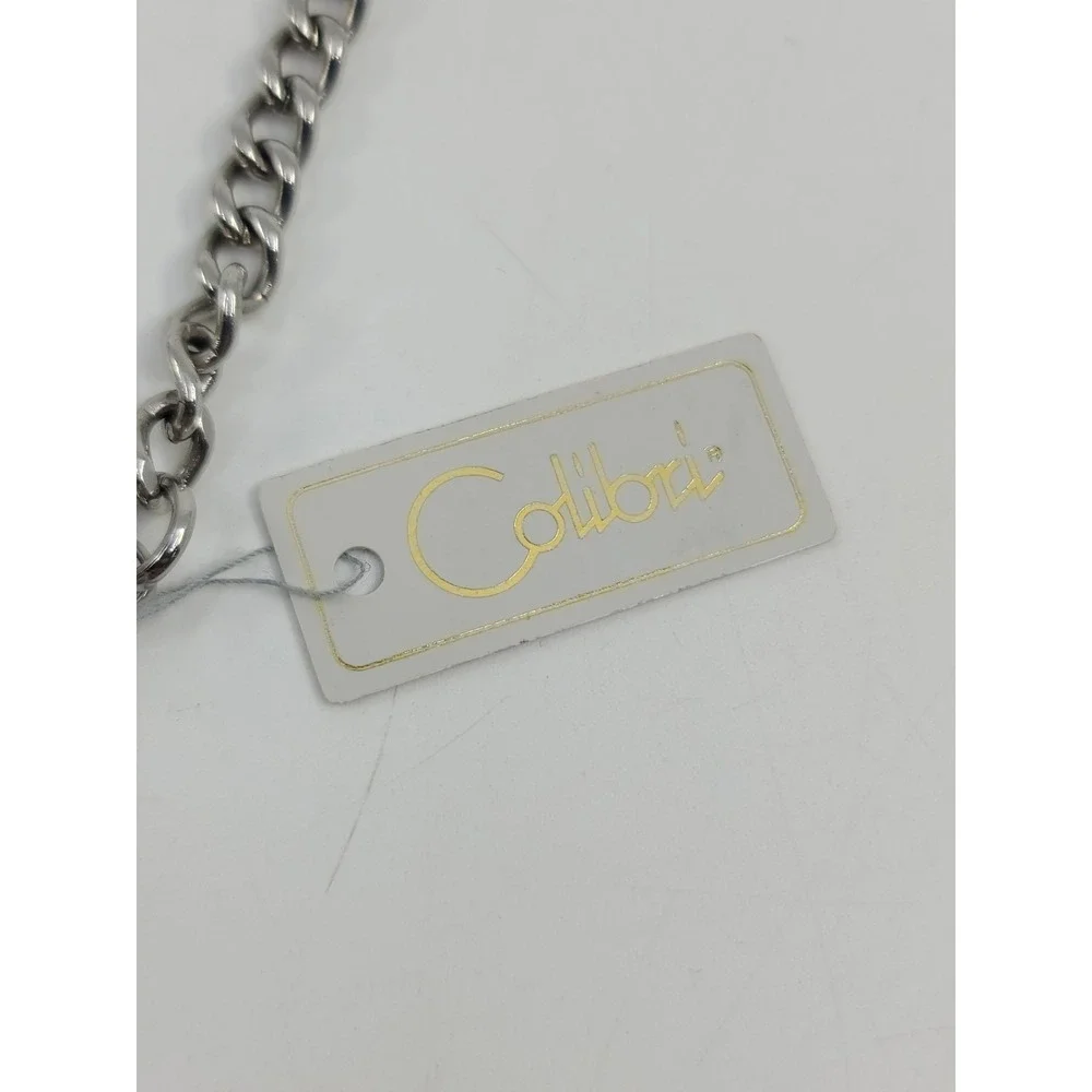Colibri Quartz Pocket Watch Stainless Steel New Working Conditon With Chain